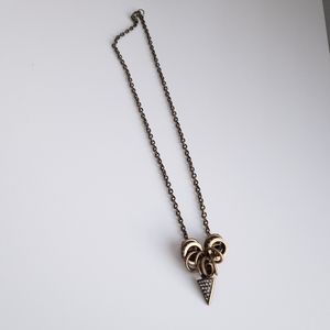 Rusty gold necklace